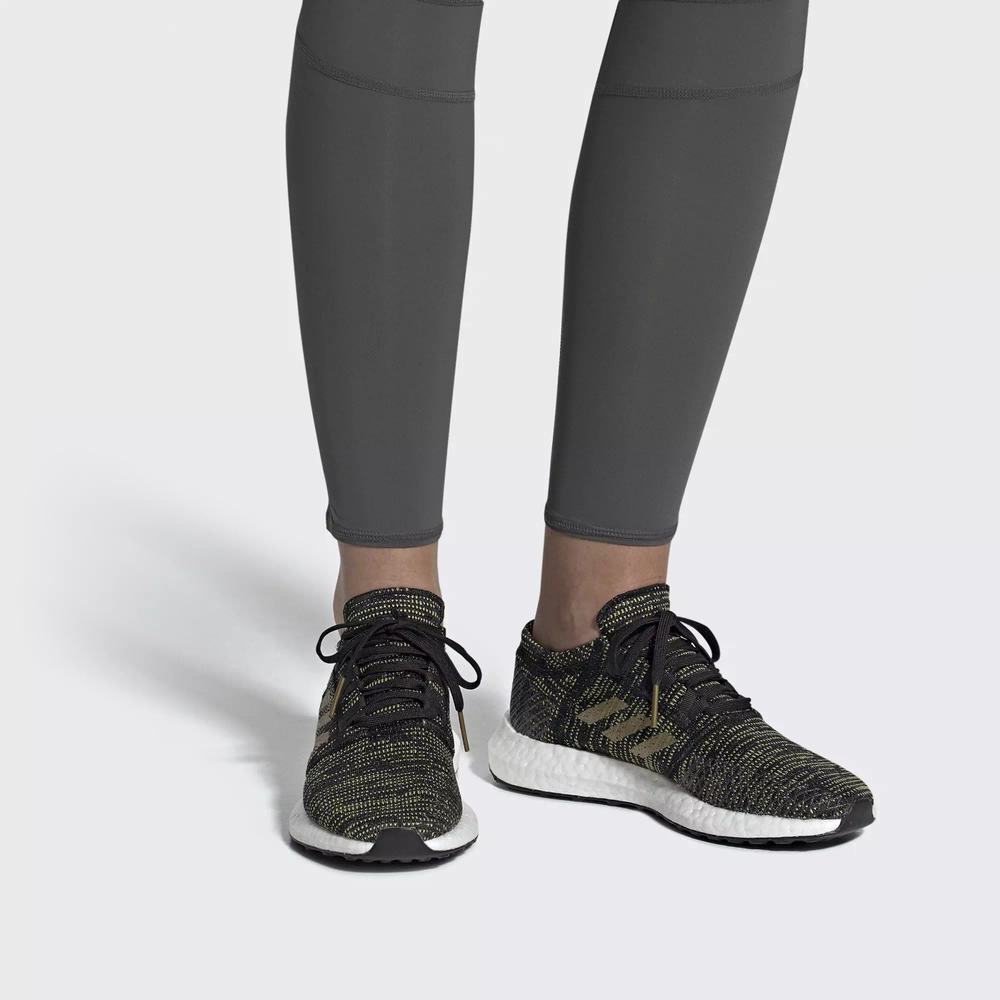 Adidas Pureboost Go Tenis Para Correr Negros Para Mujer (MX-30304)